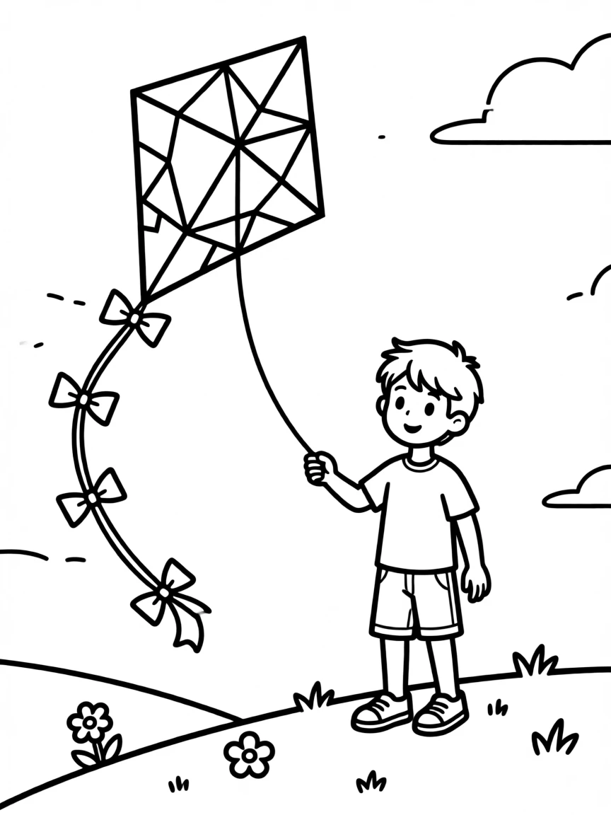 A colorful kite.