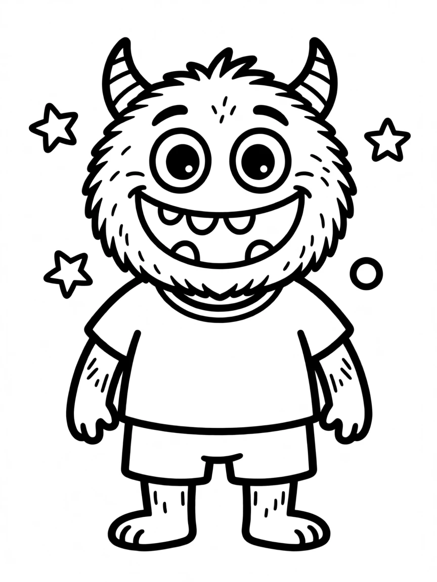 A happy monster.