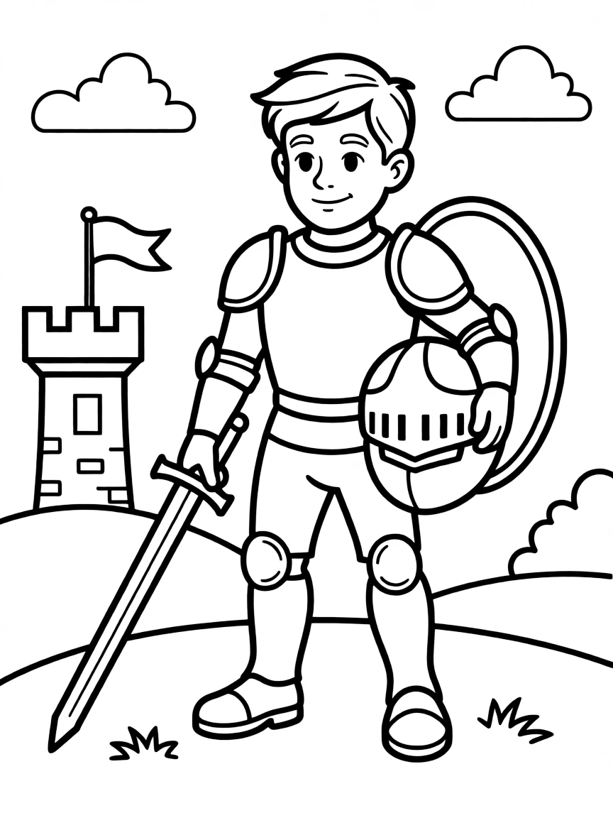 A brave knight.