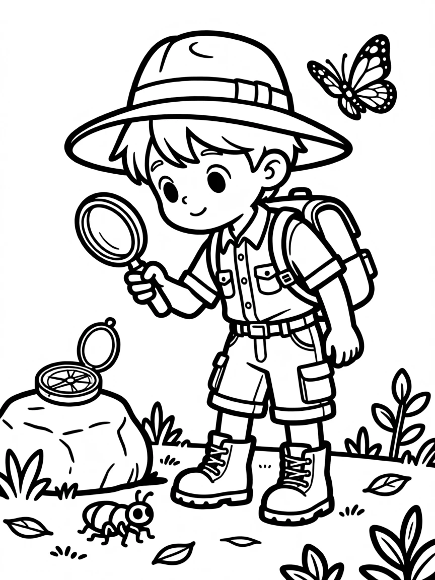 A curious explorer.