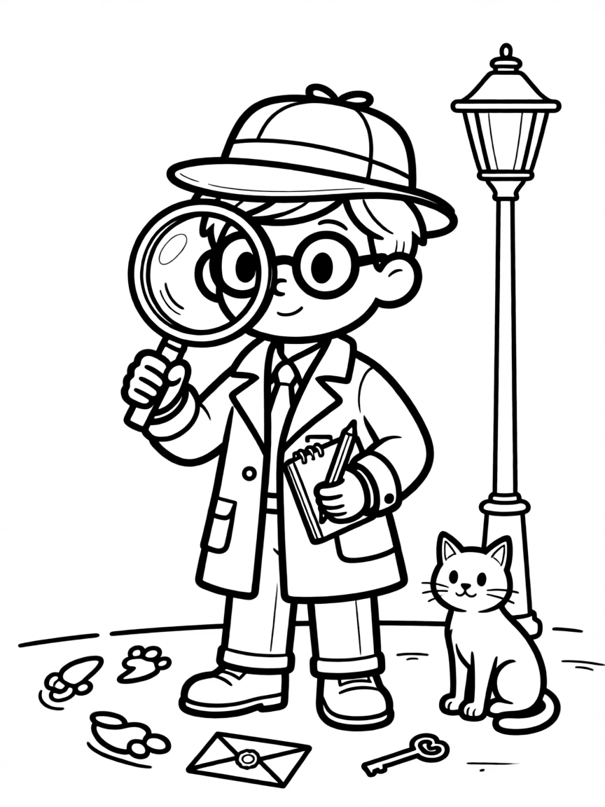 A clever detective.