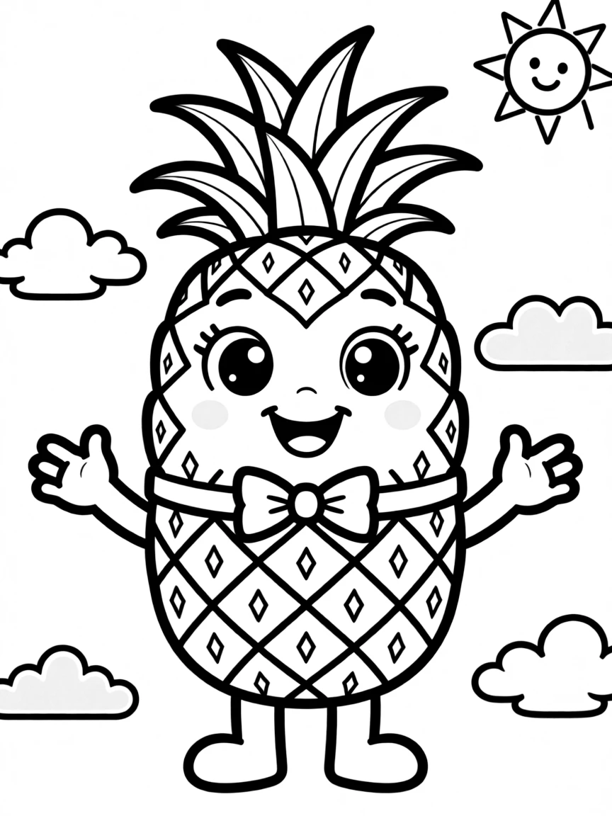 A sweet pineapple.