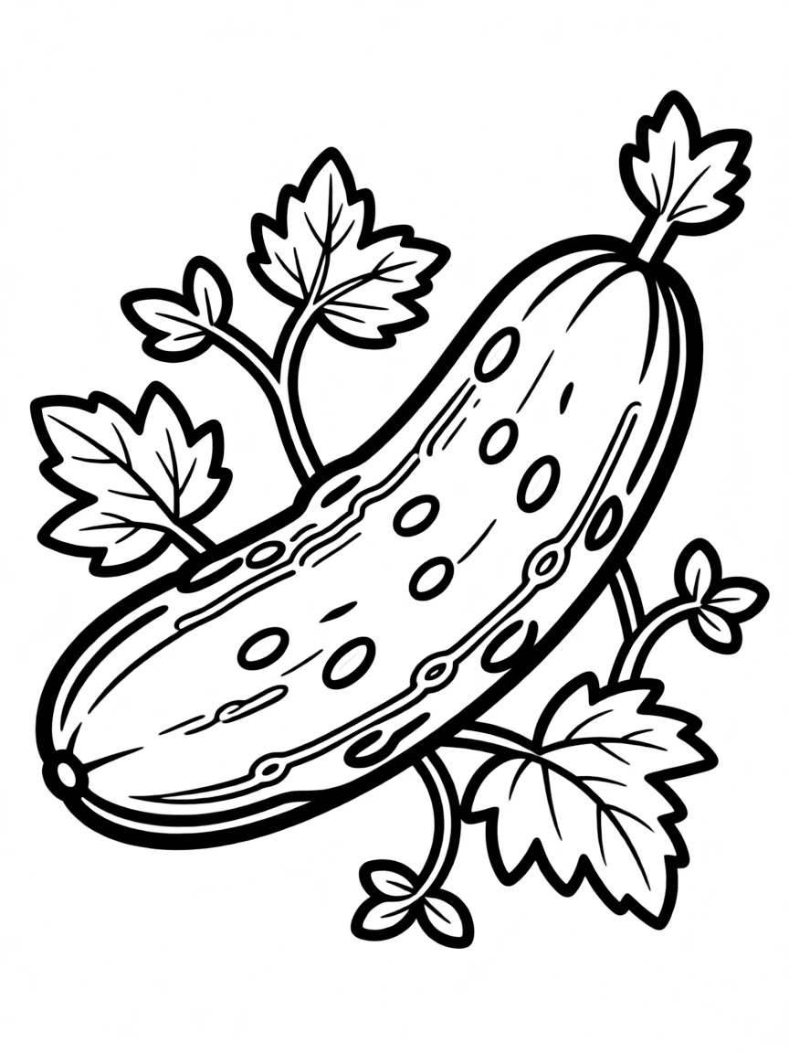 A crunchy cucumber.