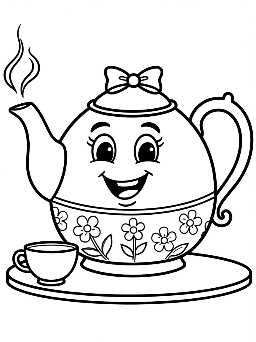 A happy teapot.