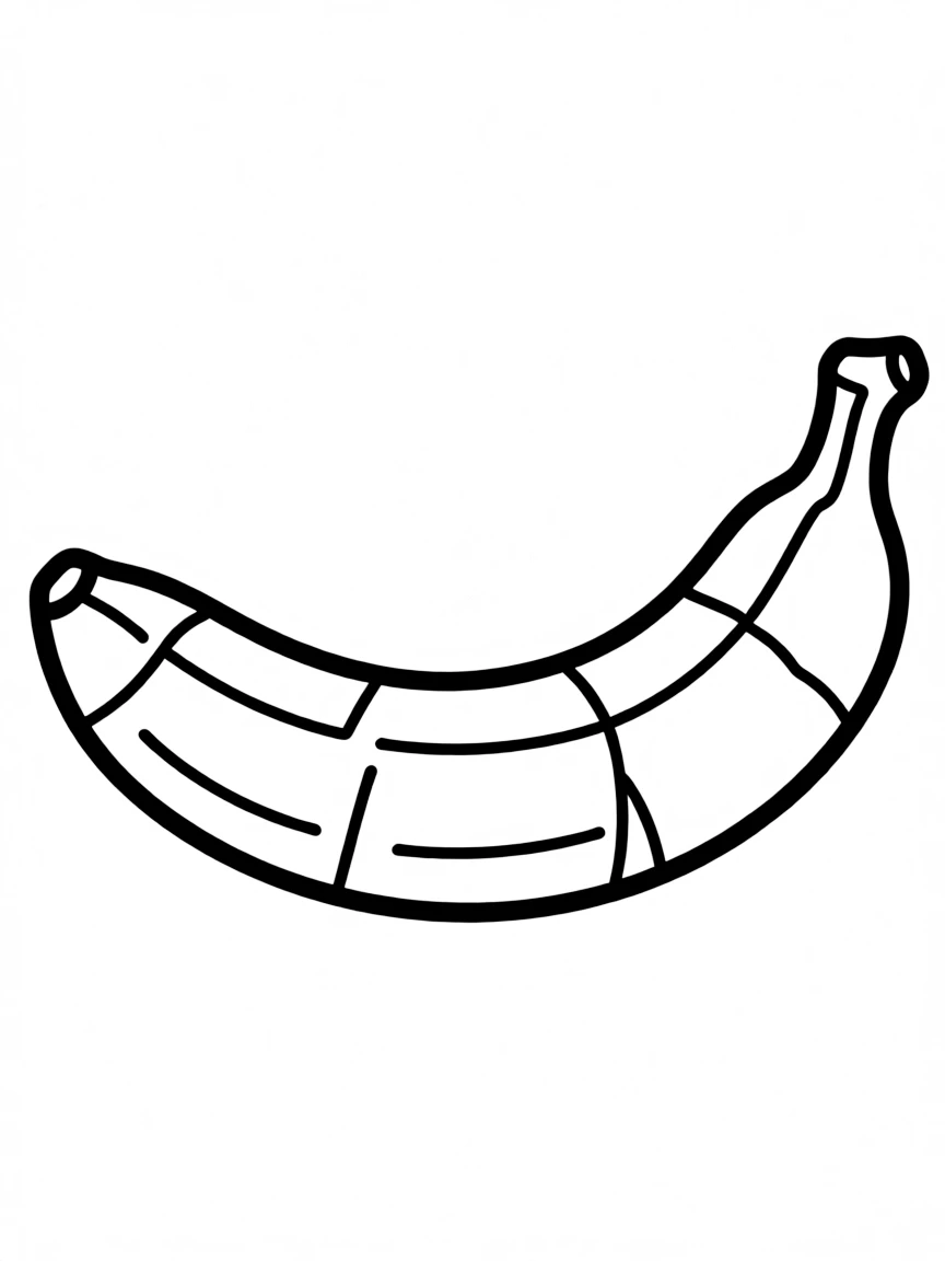 A yellow banana.