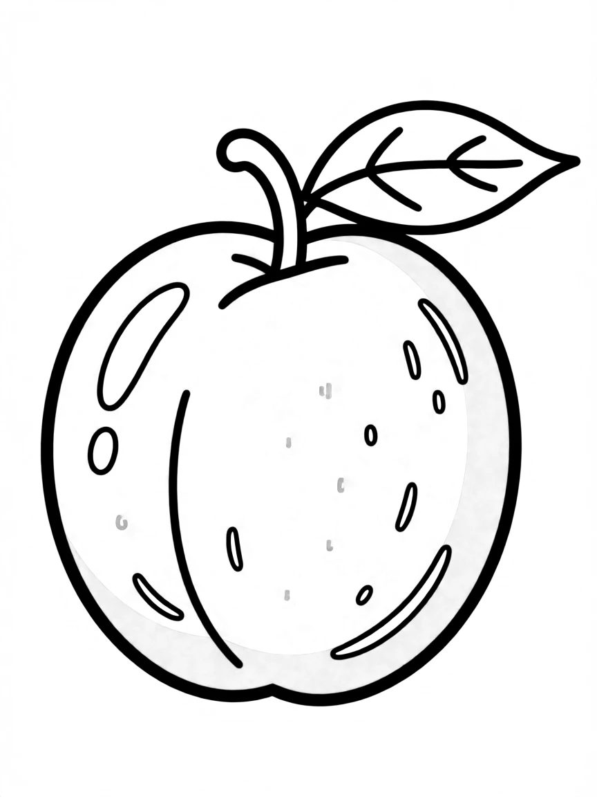 A purple plum.