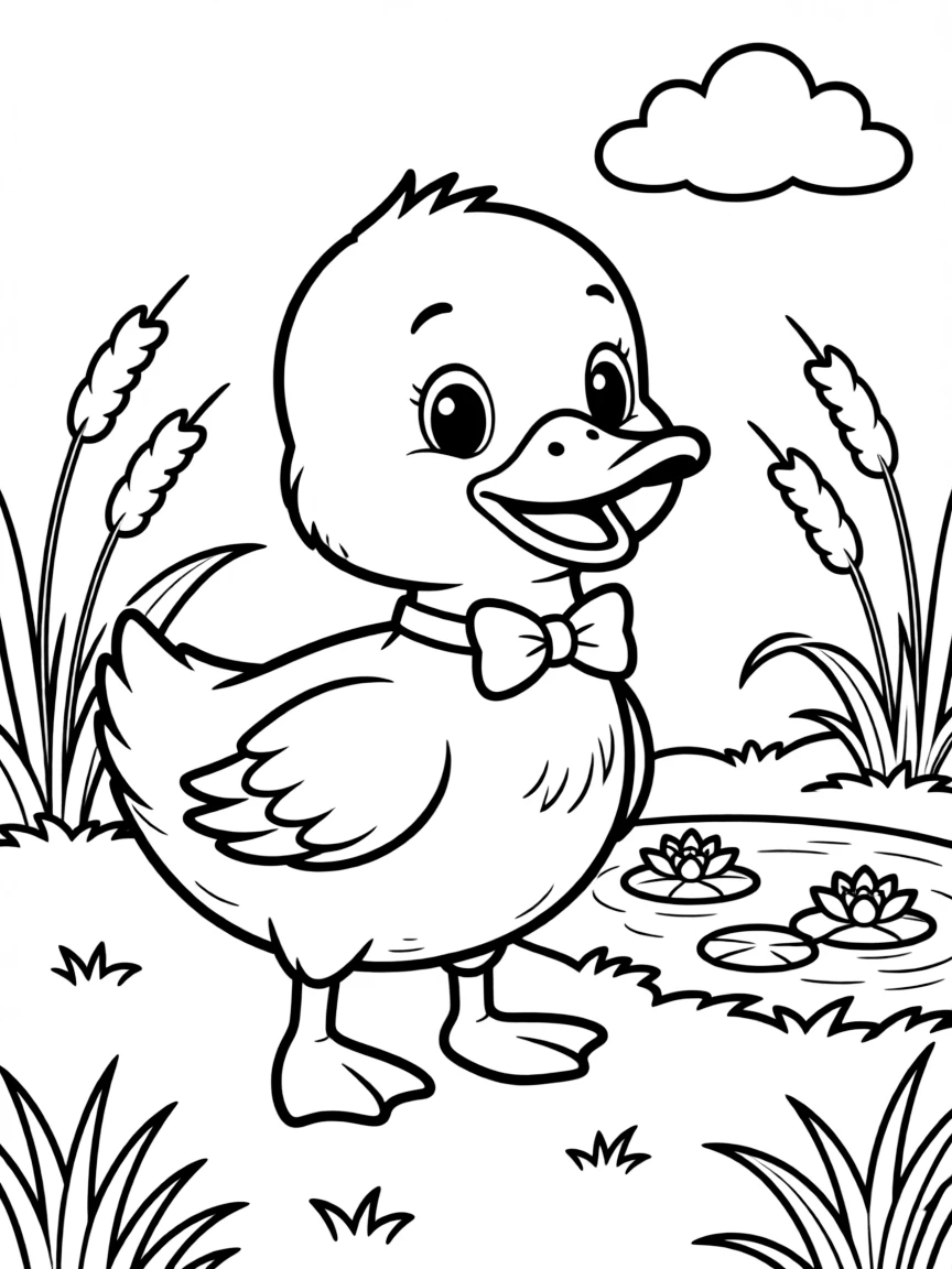 A yellow duck.