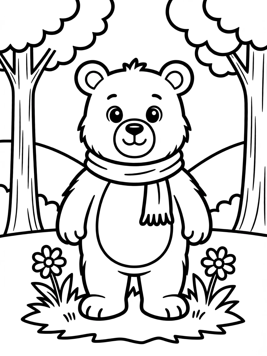 A brown bear.