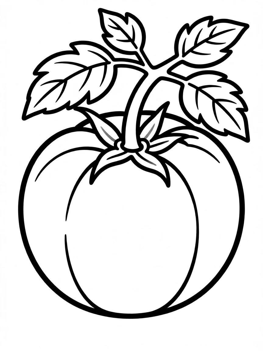 A red tomato.