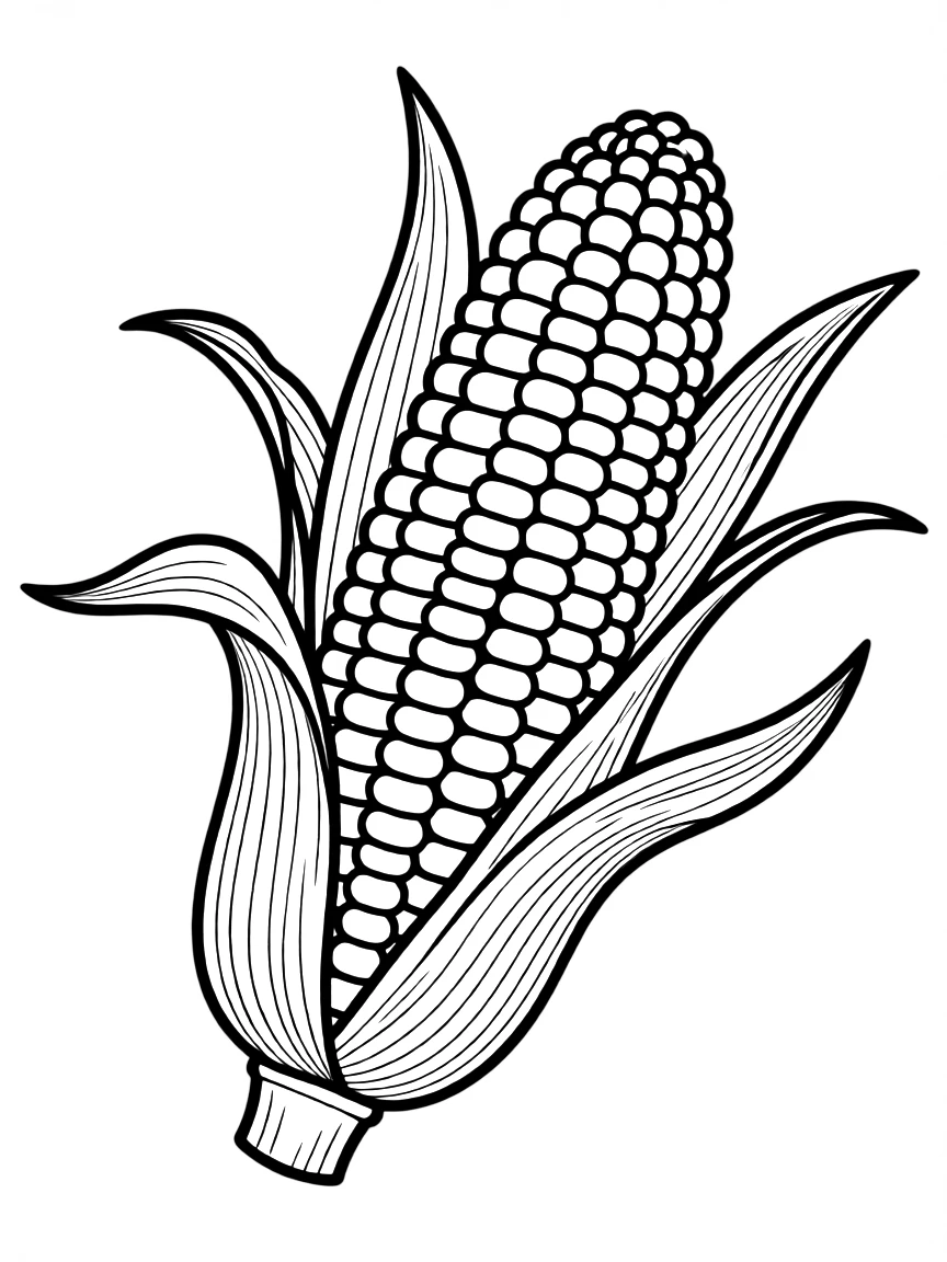 A yellow corn.
