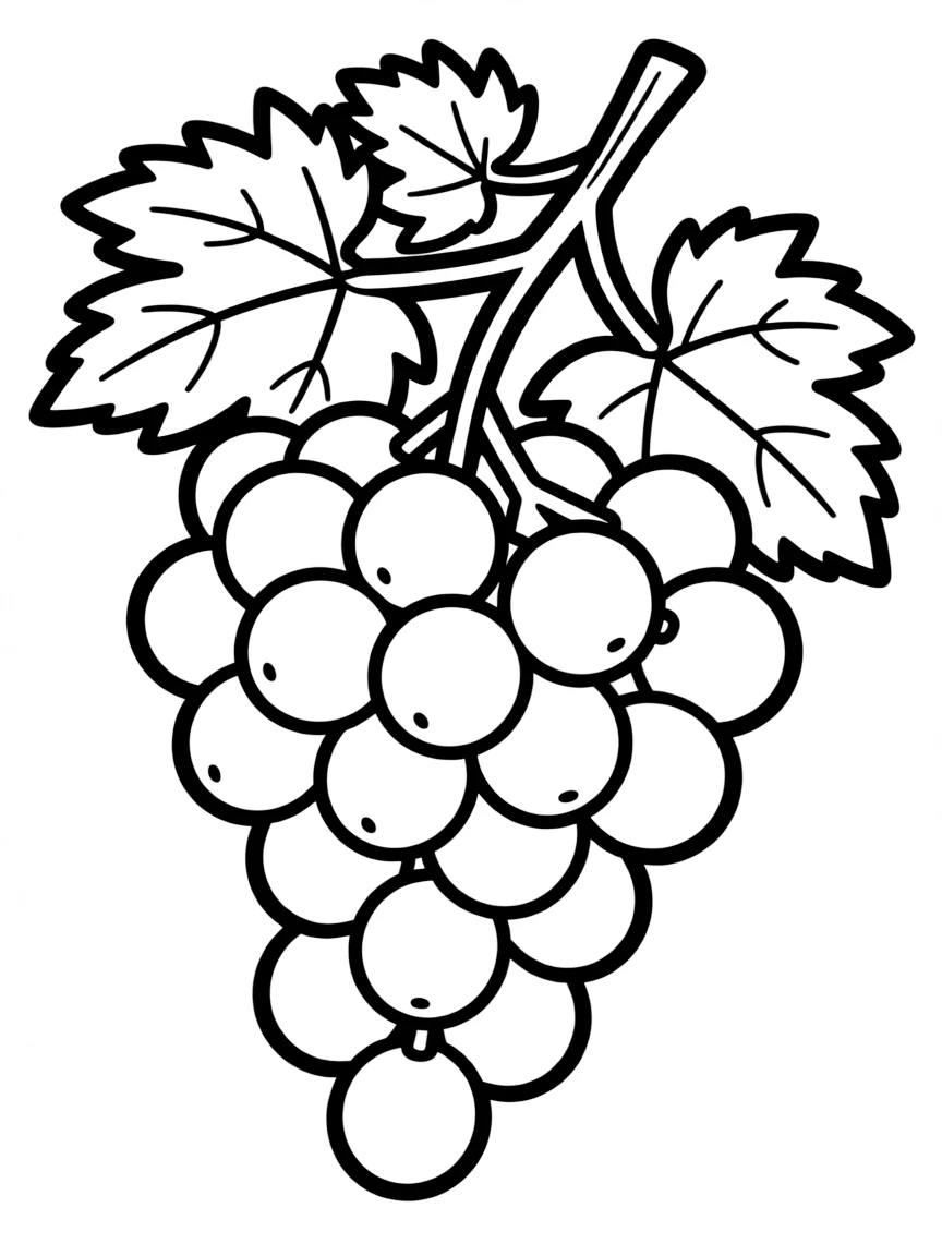 A purple grape.