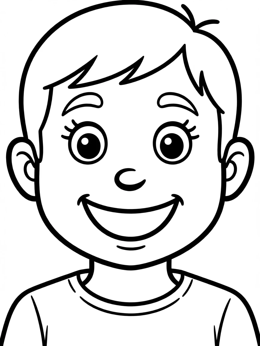 A happy face.