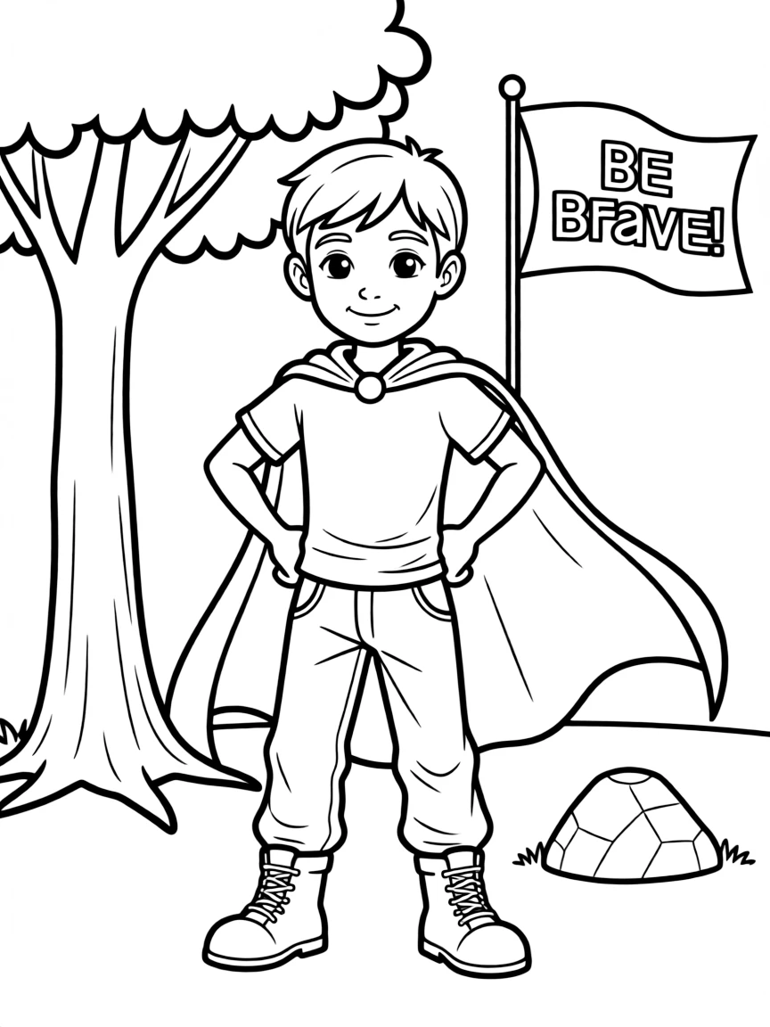 A brave hero.