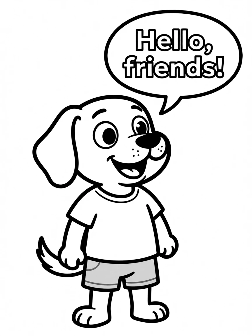 A talking animal.
