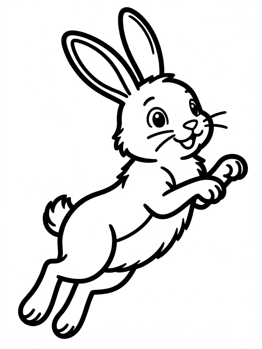 A jumping animal.
