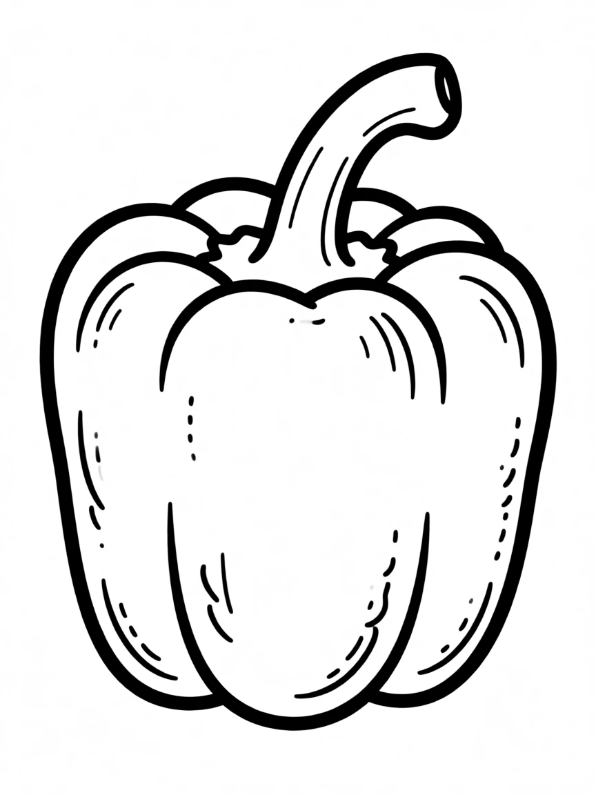 An orange bell pepper.