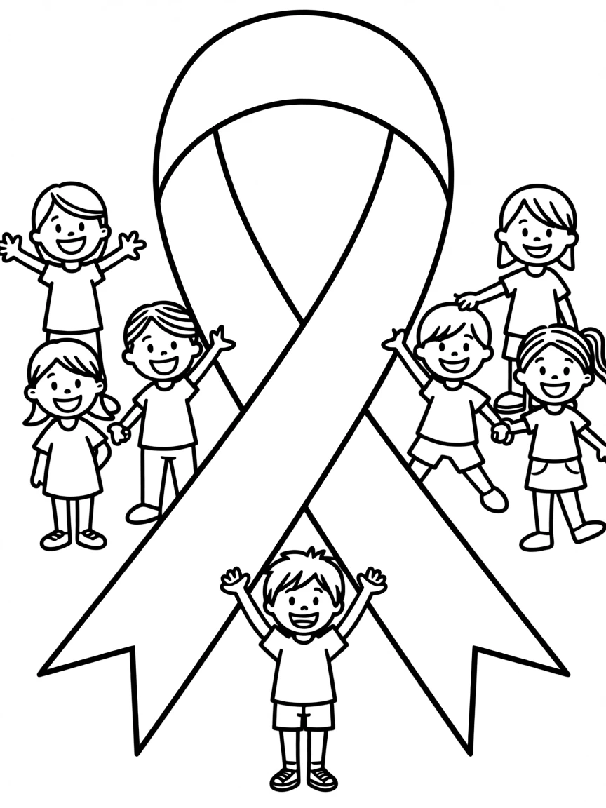 A pink ribbon.