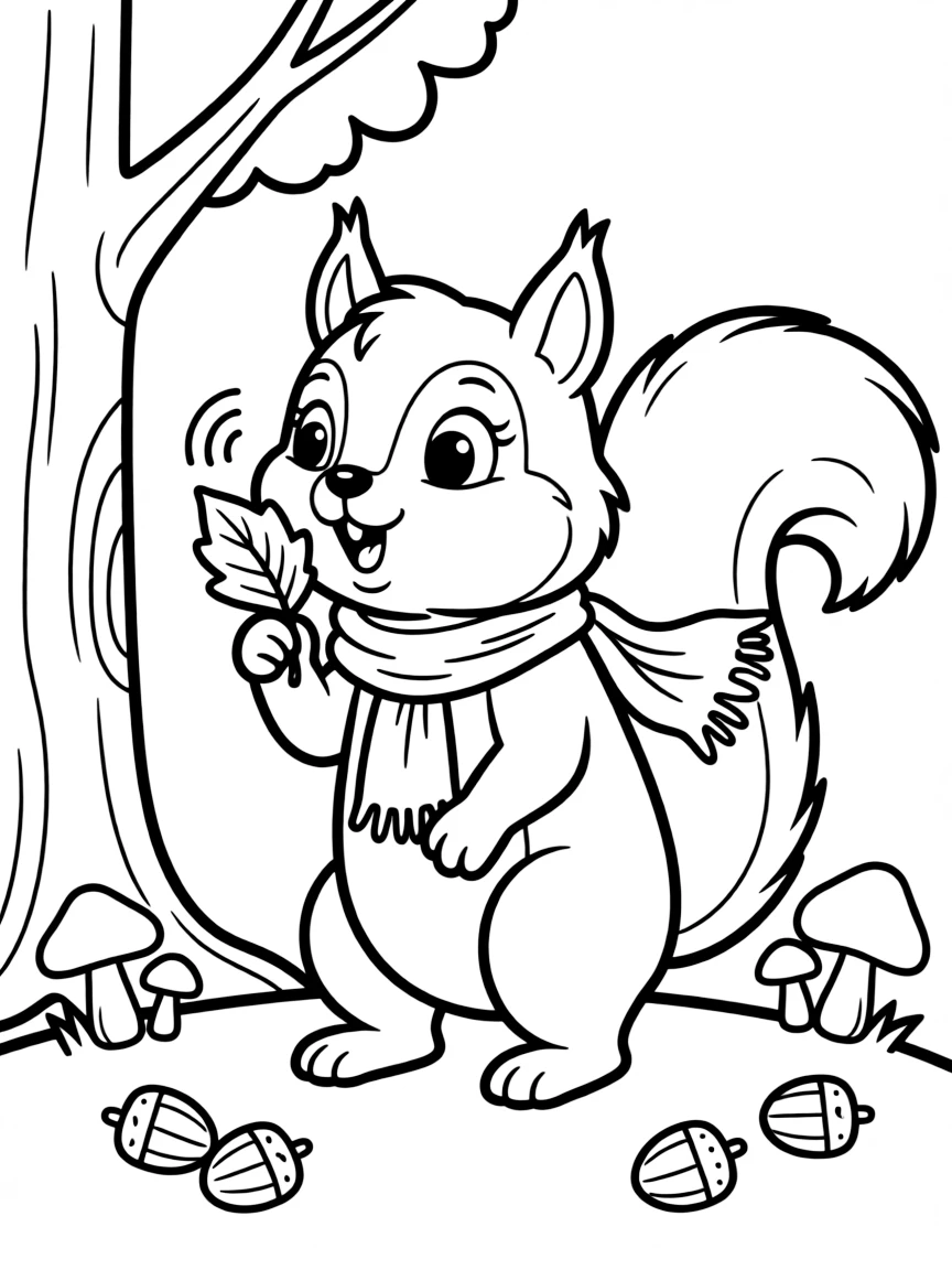 A talking animal telling a secret.