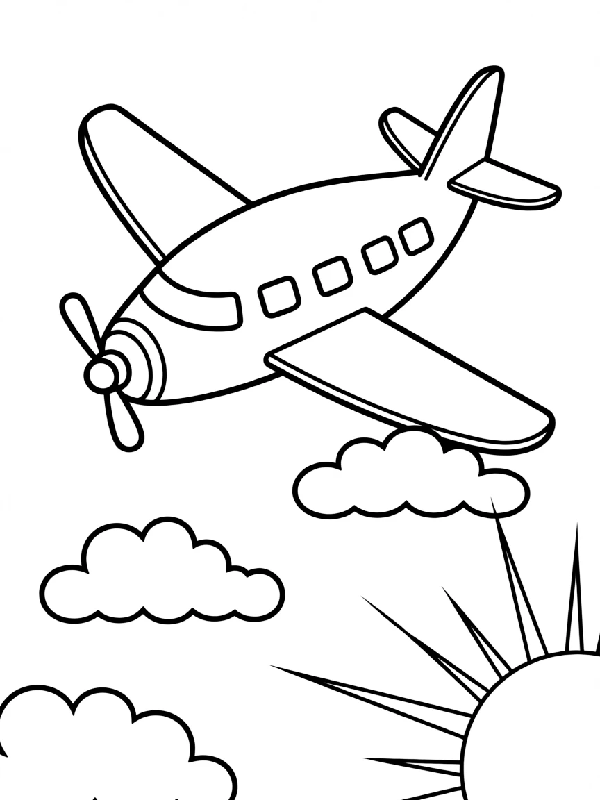 A flying object soaring high.