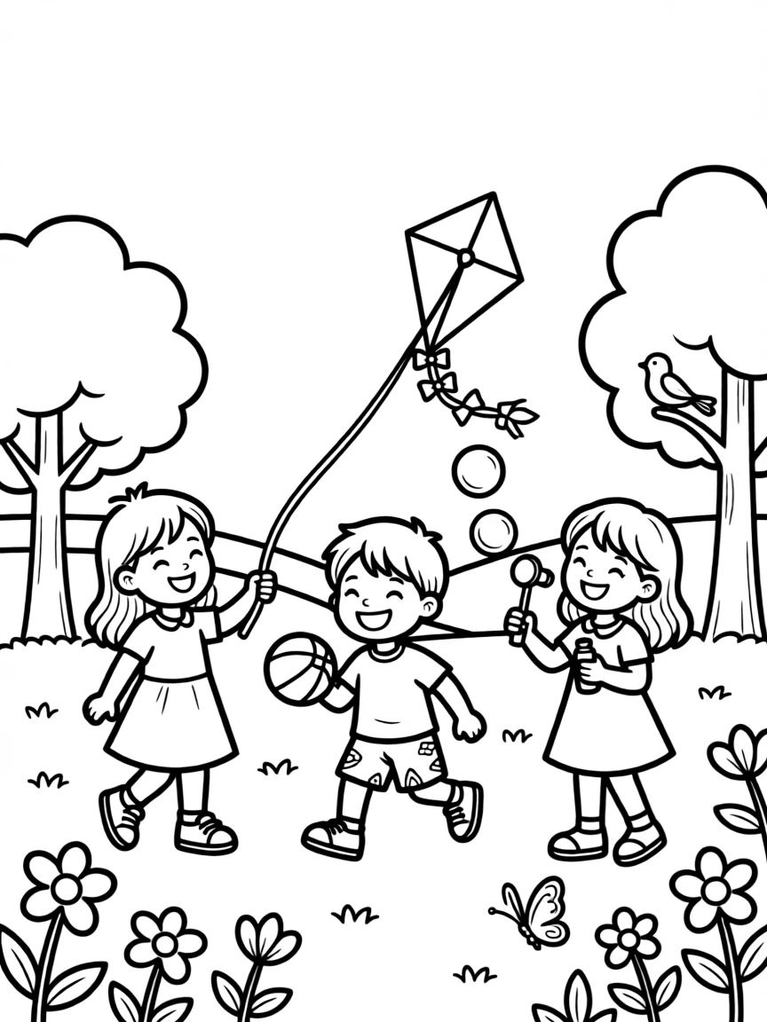 A peaceful world filled with joy.