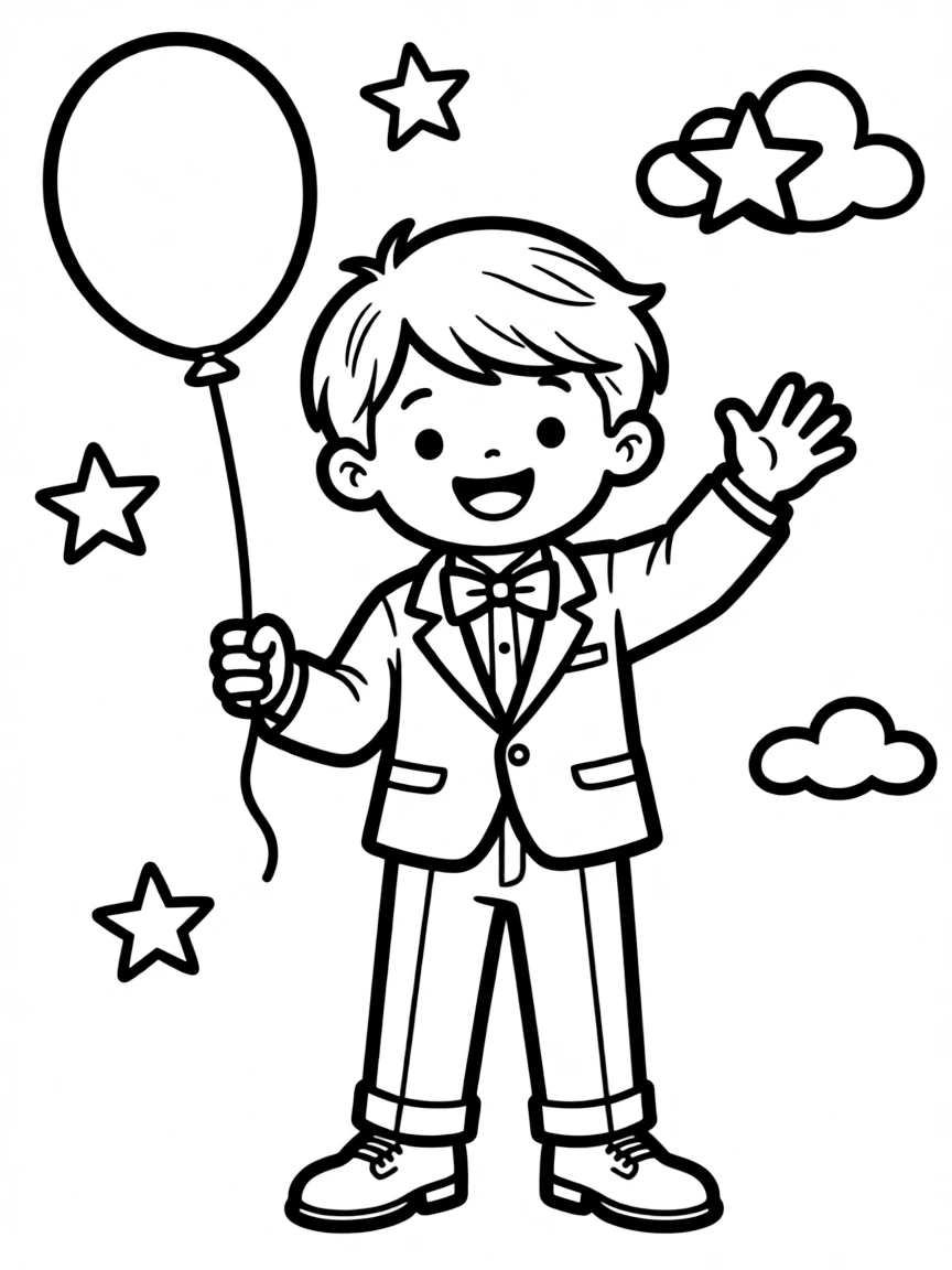 (clothing) A fancy suit jacket with a bow tie