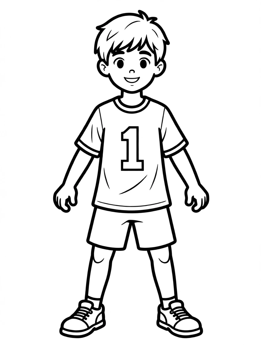 (clothing) A sports jersey with number 1 on it