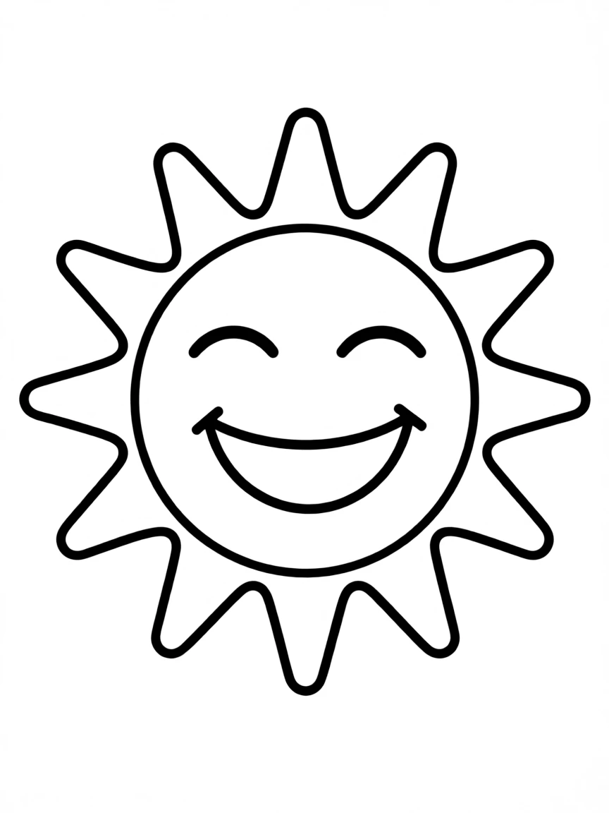 A happy sun.