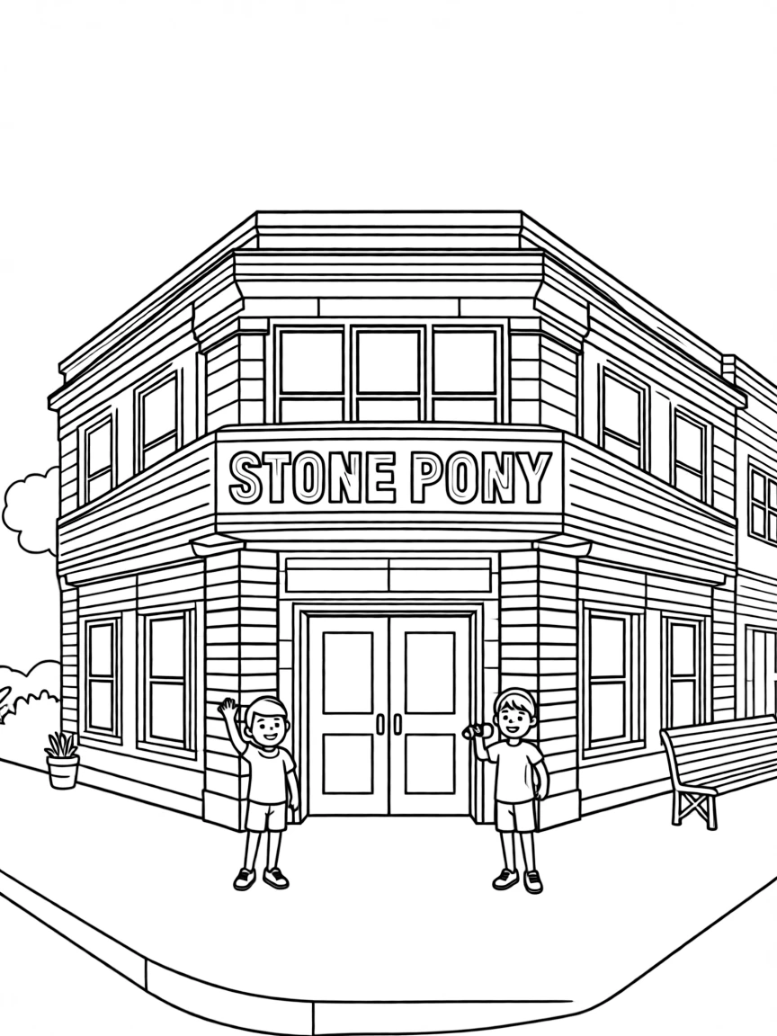 (New Jersey) Asbury Park's Stone Pony music venue facade