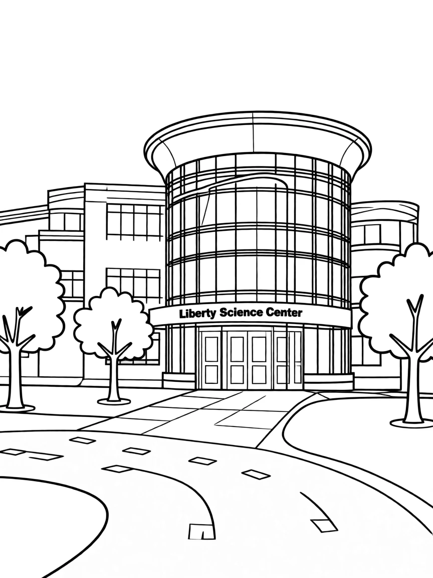 (New Jersey) The Liberty Science Center building