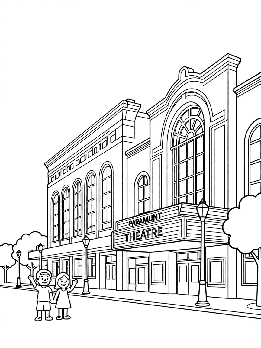 (New Jersey) The Asbury Park Convention Hall and Paramount Theatre