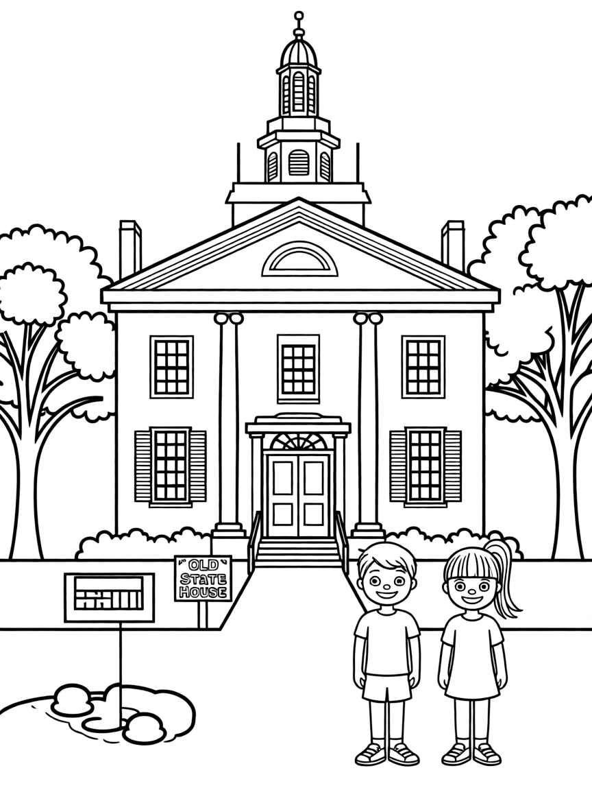 (Delaware) The Old State House in Dover
