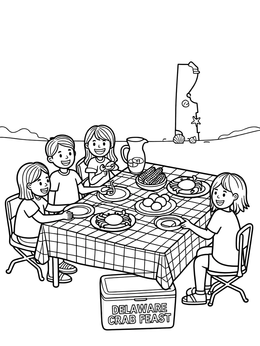 (Delaware) A crab feast in Delaware