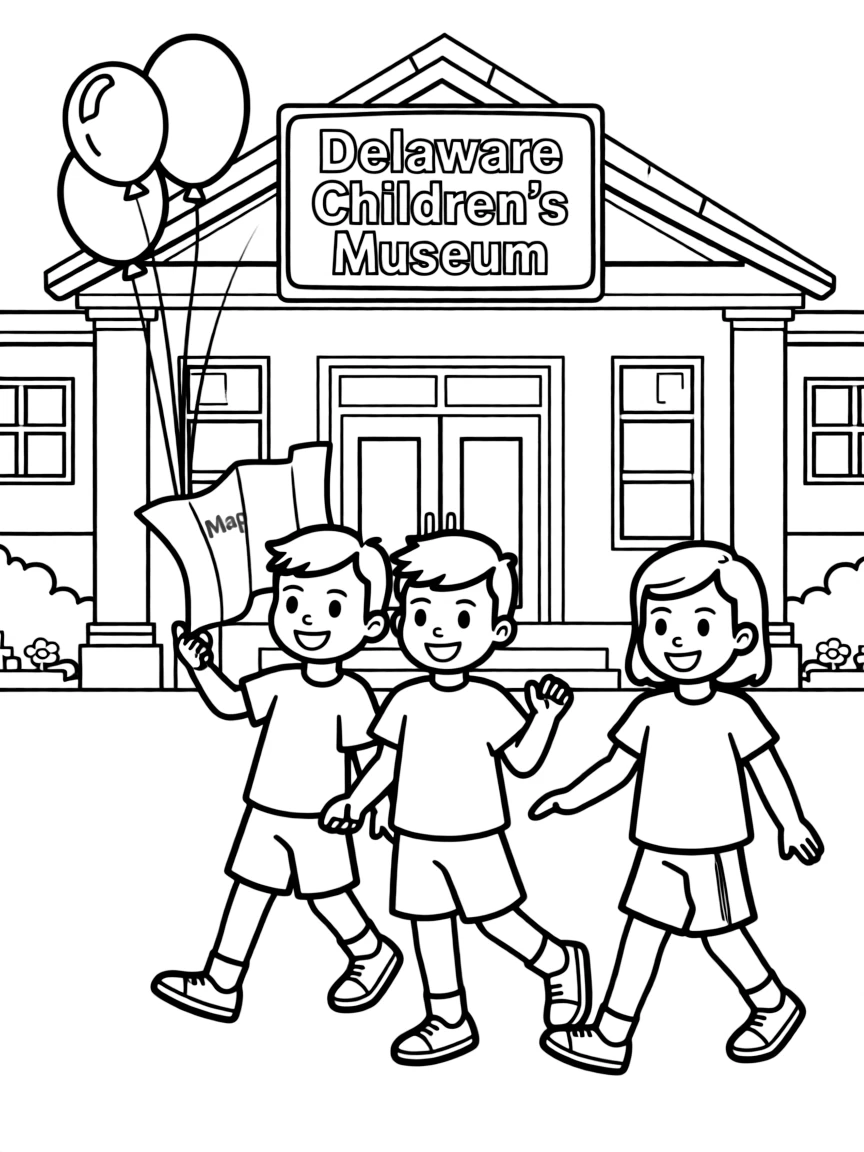 (Delaware) Children visiting the Delaware Children’s Museum