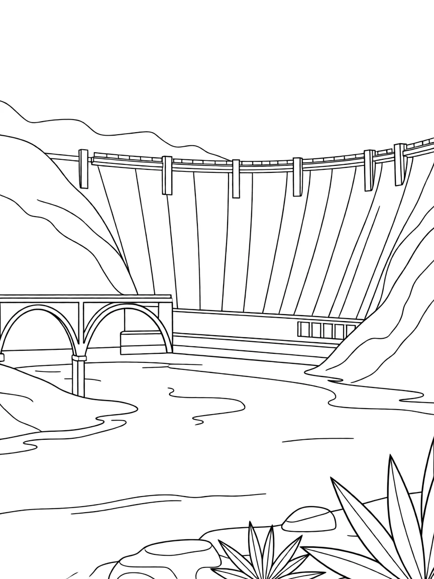 (Arizona) The Hoover Dam on the Colorado River
