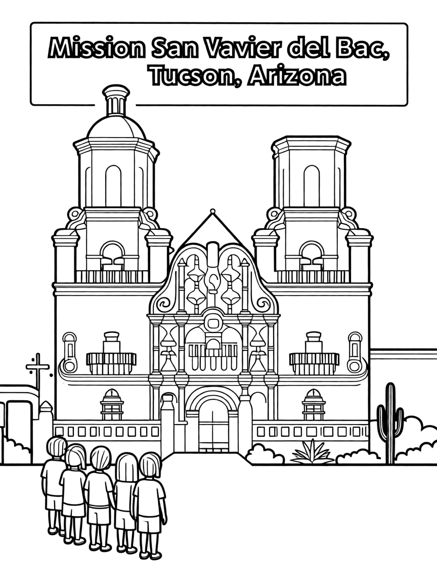 (Arizona) Tucson’s Mission San Xavier del Bac