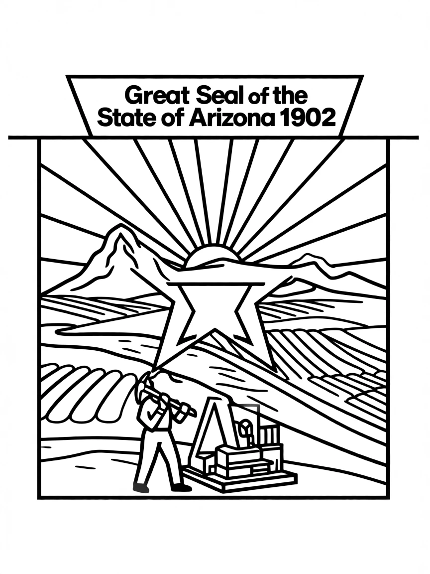 (Arizona) The Arizona state seal