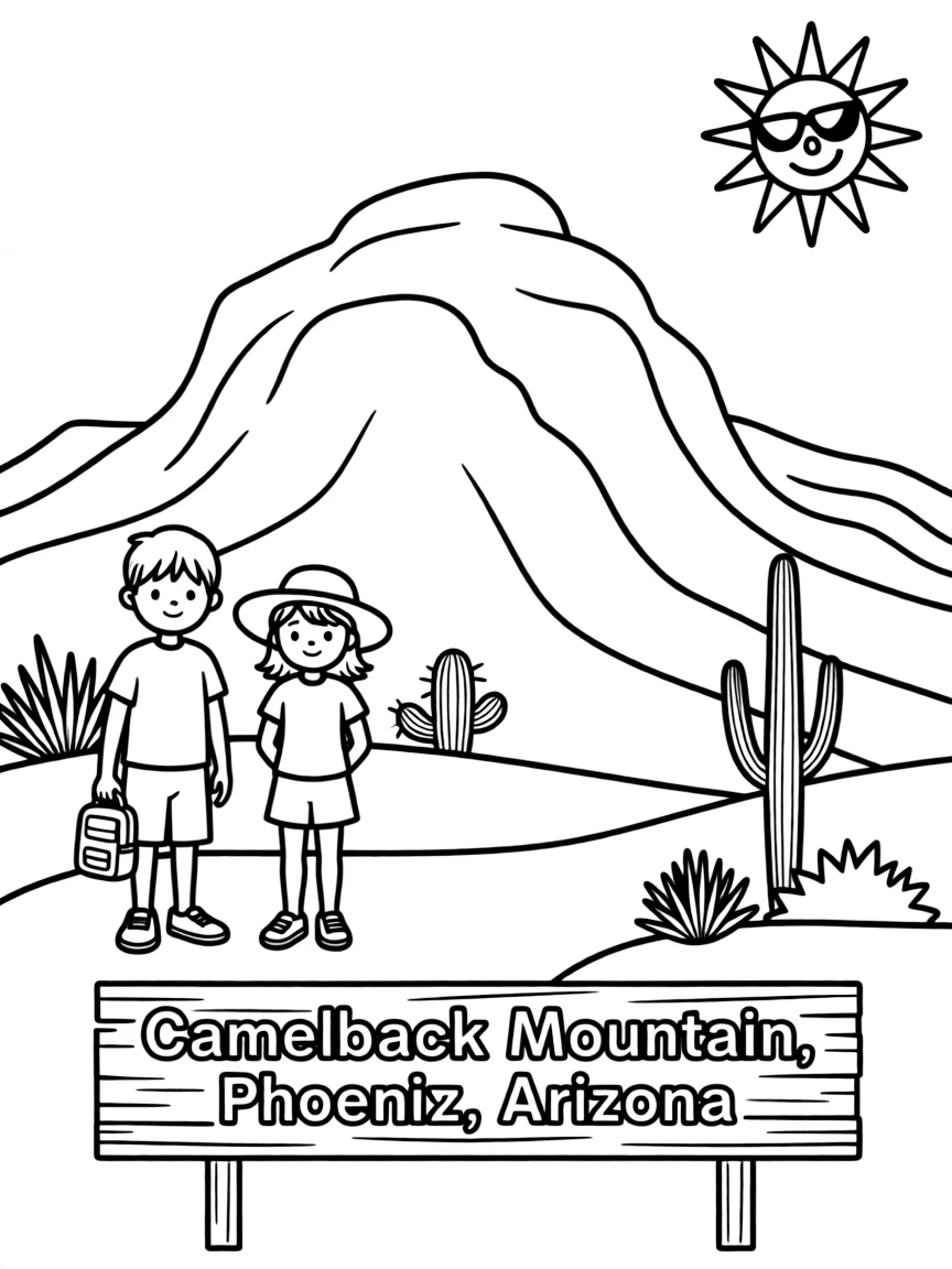 (Arizona) Camelback Mountain in Phoenix