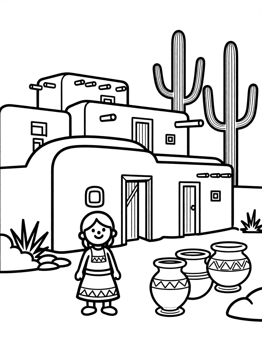(Arizona) A historic Native American pueblo