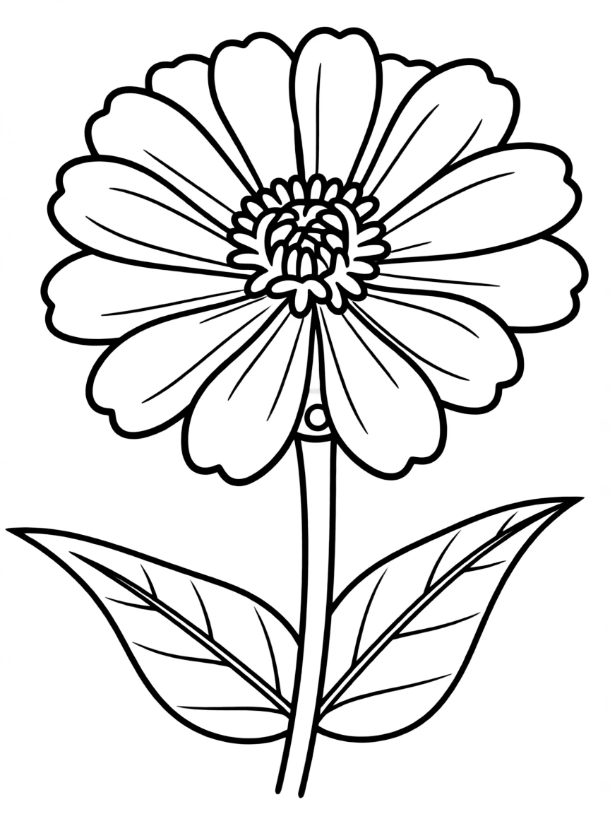 (Arizona) A zinnia flower native to Arizona