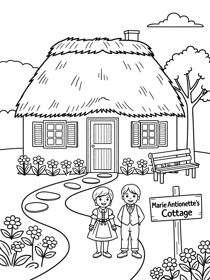 (France) Marie Antoinette's cottage at Versailles