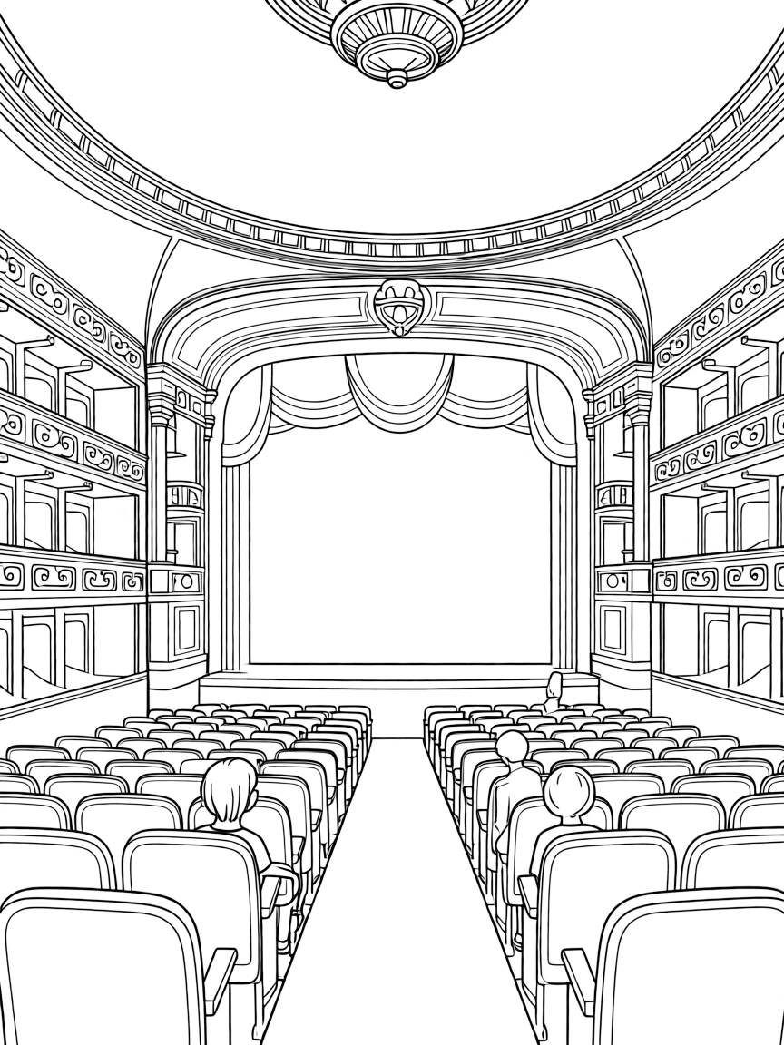 (France) Versailles Royal Opera House interior
