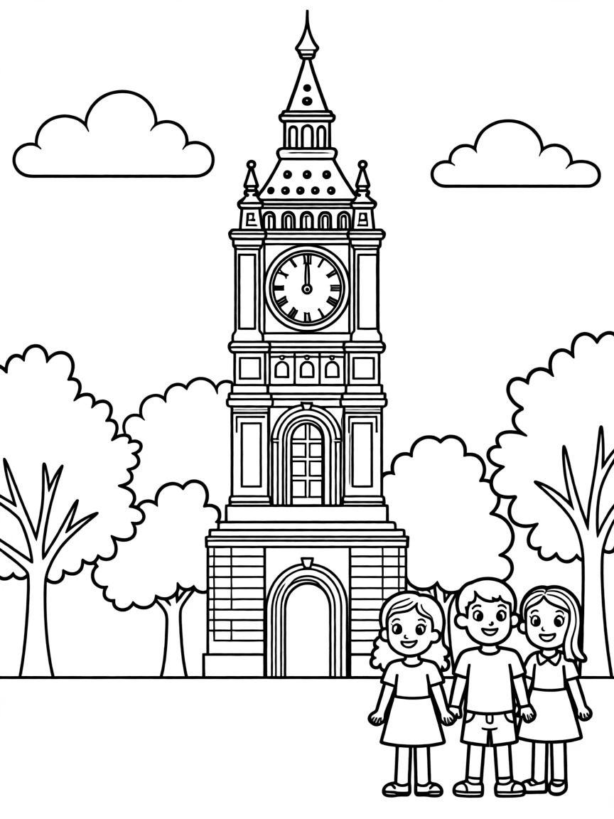 (France) Palais de Justice clock tower on Île de la Cité