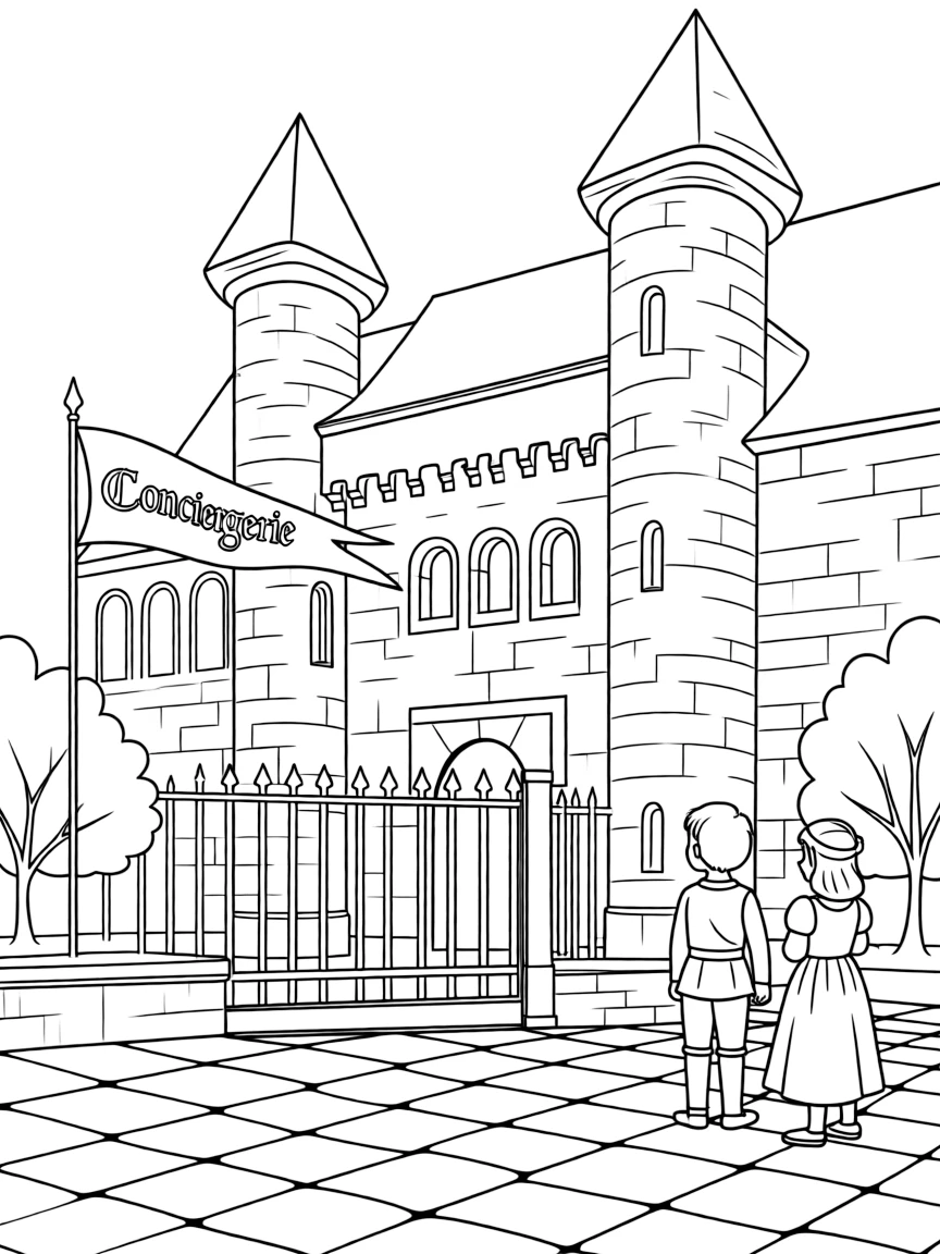 (France) Conciergerie medieval palace and prison