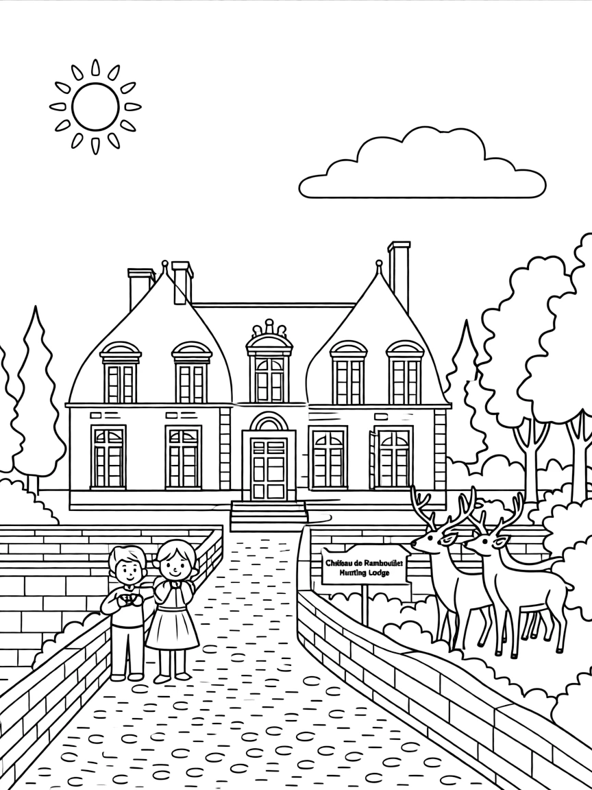 (France) Château de Rambouillet hunting lodge