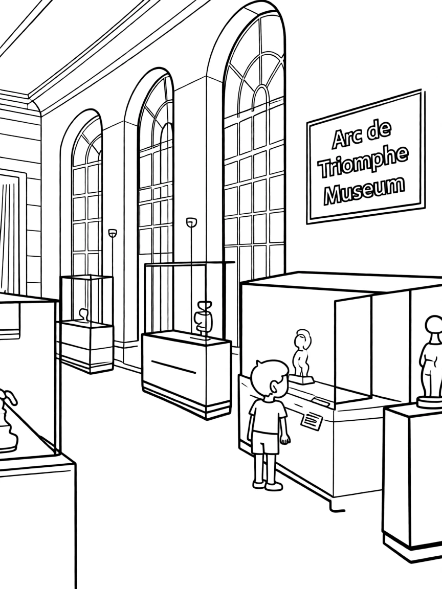 (France) Arc de Triomphe museum interior