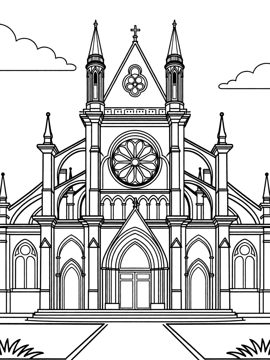 (France) Église Saint-Eustache Gothic church facade