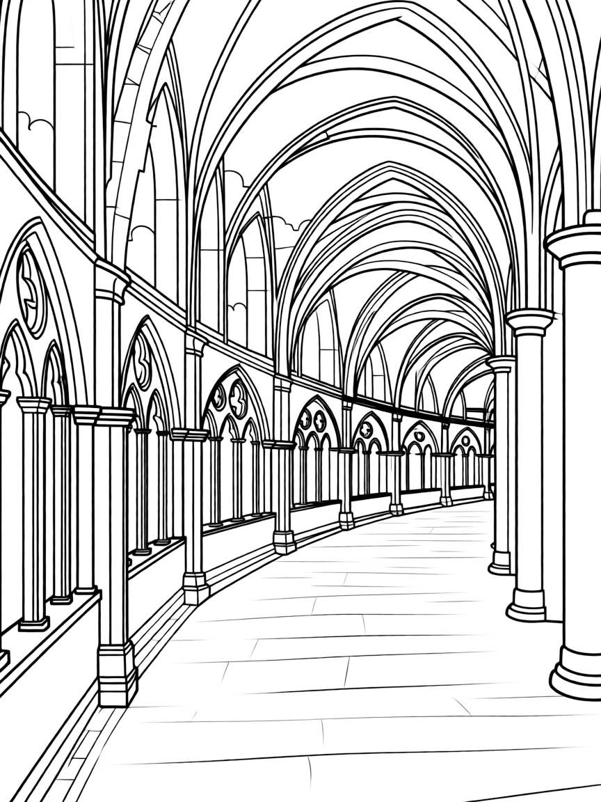 (France) Notre-Dame ambulatory and chapels