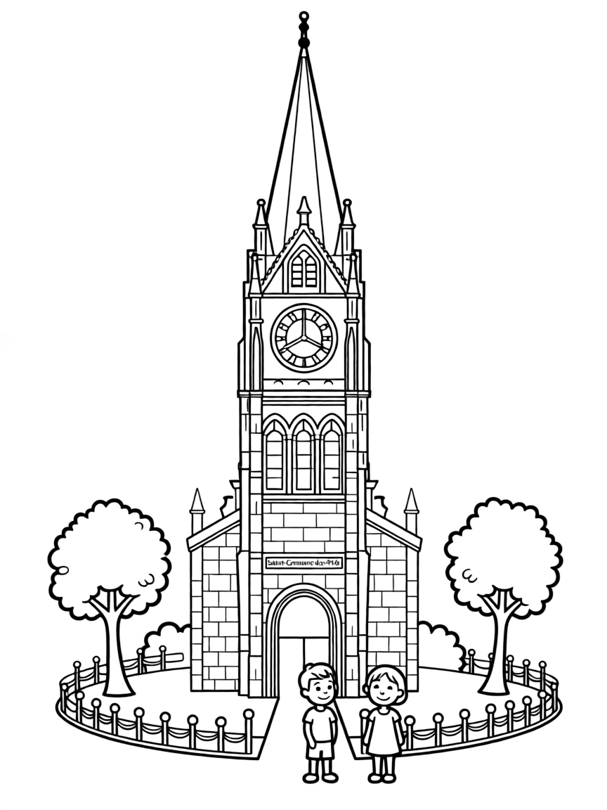 (France) Saint-Germain-des-Prés church bell tower