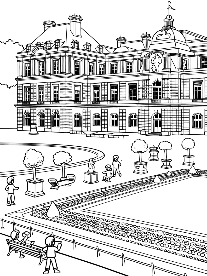 (France) Luxembourg Palace and gardens