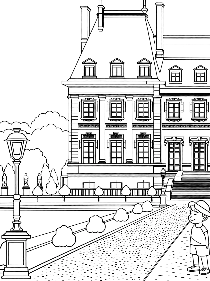 (France) Château de Vaux-le-Vicomte baroque architecture